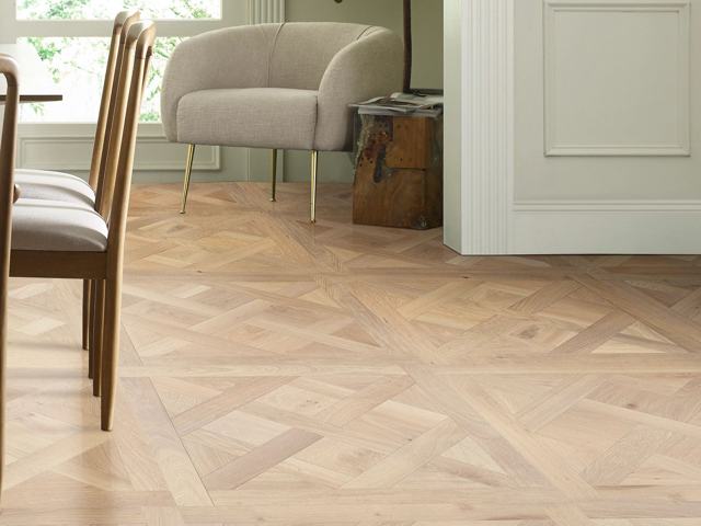 Provincial Parquet Parchment hardwood by Anderson Tuftex